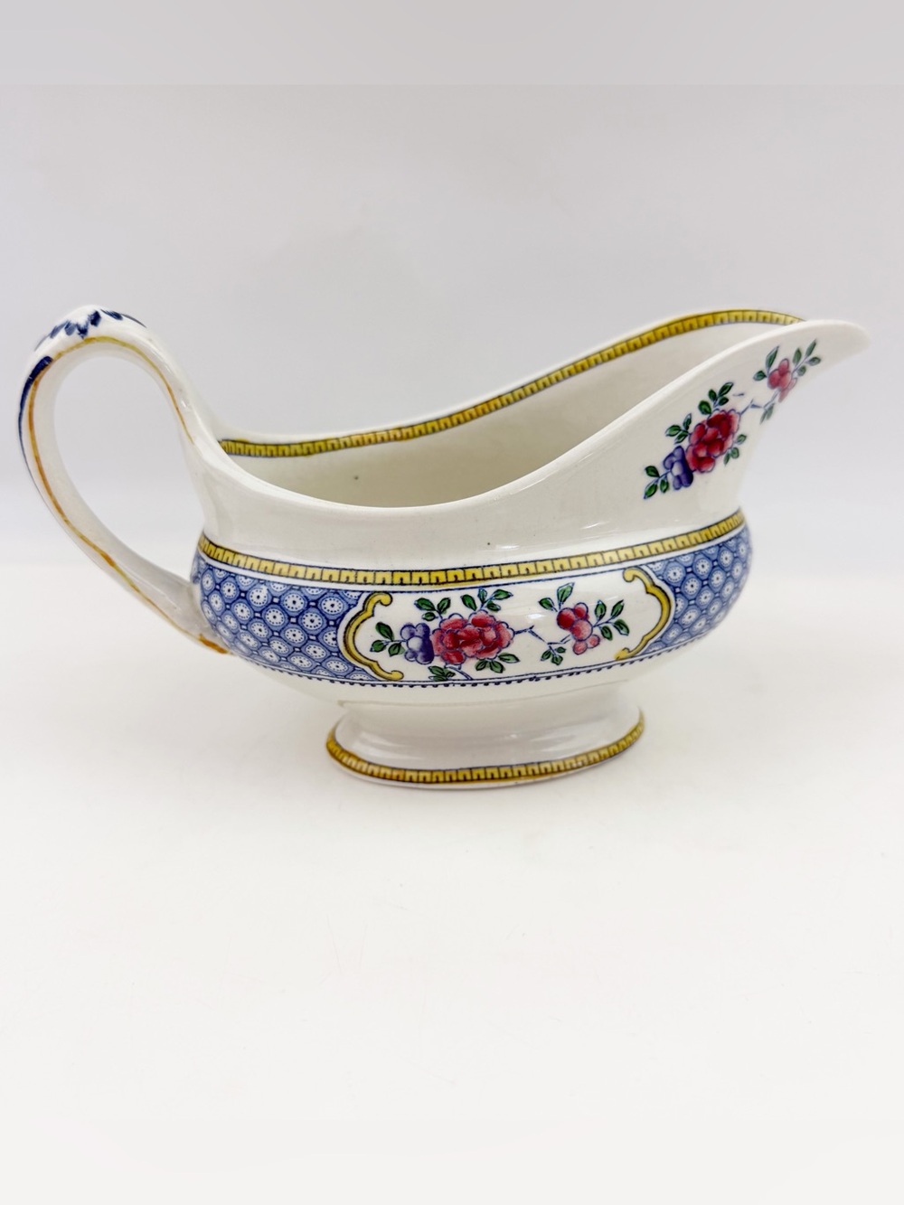 Vintage Booths Silicon China Chester Pattern Gravy Boat England Rd 660099